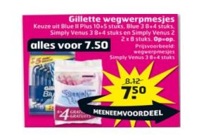 gilette wegwerpmesjes