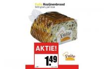 fuite rozijnenbrood