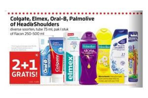 colgate elmex oral b palmolive of head  shoulders