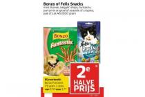 bonzo of felix snacks