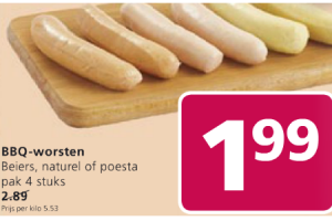 bbq worsten