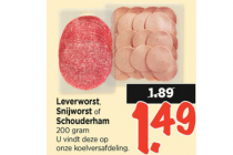 leverworst snijworst of schouderham