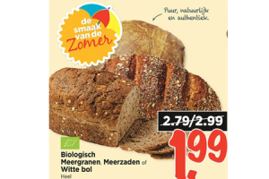 biologisch meegranen meerzaden of witte bol