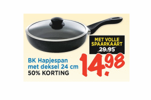 bk hapjespan met deksel 24 cm