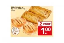 deen frikandel  of kip sweet chilibroodje