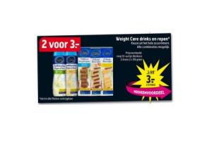 weight care drinks en repen