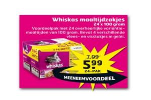 whiskas maaltijdzakjes