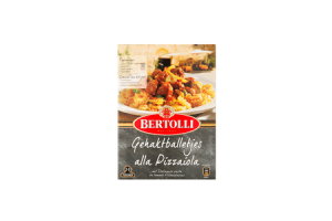 bertolli gehaktballetjes alla pizzaiola