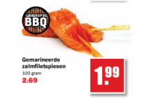 gemarineerde zalmfiletspiesen