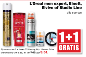 loreal men expert elnett elvive en studio line