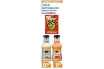 calve partysauzen diverse soorten fles 250320ml