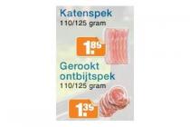 katenspek of gerookt ontbijtspek