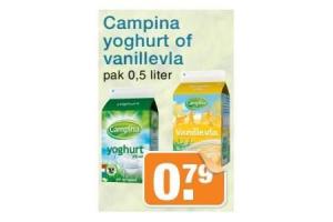 campina yoghurt of vanillevla
