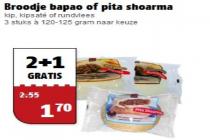 broodje bapao of pita shoarma
