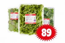 rucola mesclun of veldsla