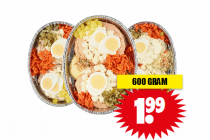 ambachtelijke saladeschotel