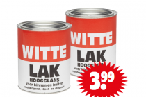 witte hoogglanslak