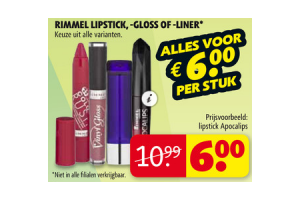 rimmel lipstick  gloss of   liner