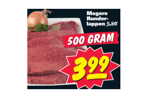 magere runderlappen