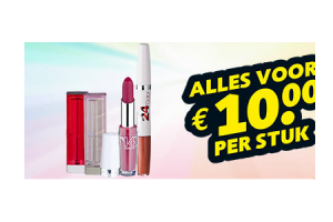 maybelline lip make up voor 10 euro