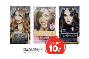 loreal paris preference en excellence haarkleuring