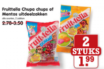 fruitella chupa chups of mentos uitdeelzakken