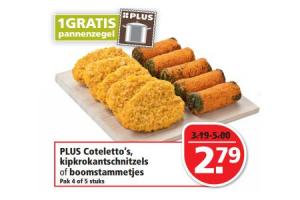 cotelettos kipkrokantschnitzels  of boomstammetjes