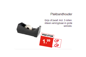 plakbandhouder