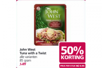 john west tuna with a twist