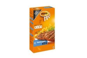 mora snacks hamburger 4 stuks xtra