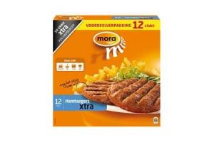 mora snacks hamburger 12 stuks xtra