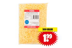 vers voordeel geraspte kaas