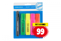 highlighters plus permanentmarker