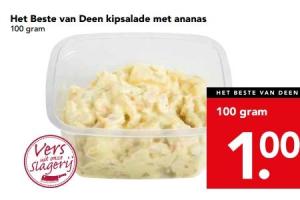 het beste van deen kipsalade met ananas