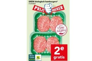 deen biologische hamburgers