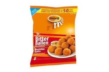 mora mini snacks rundvleesbitterballen 50 stuks