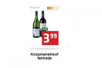 koopmanskloof fairtrade