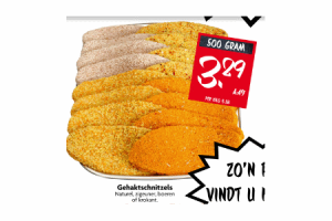 gehaktschnitzels