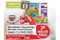 mini babybel cheesstrings eru kids fred  ed kaas koppen of la vache quirit