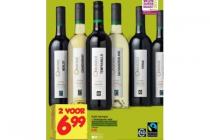 plus fairtrade of biologische wijn