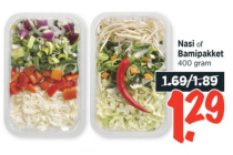 nasi of bami pakket