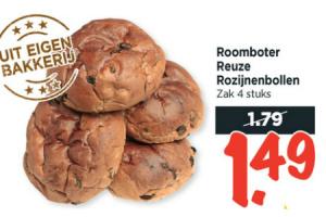 roomboter reuze rozijnenbollen