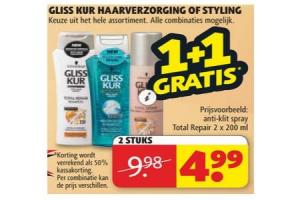 gliss kur haarverzorging of styling