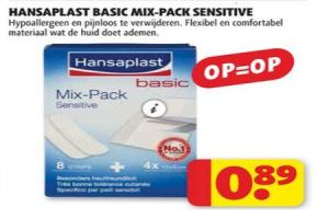 hansaplast basic mixpack sensitive