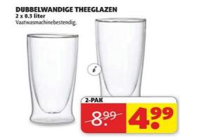Pastoor Grondwet Herkenning Dubbelwandige theeglazen nu voor €4,99 - Beste.nl