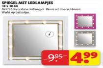 spiegel met ledlampjes