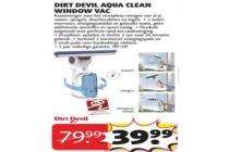 dirt devel aqua clean window vac