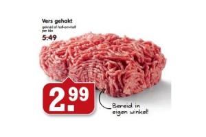 vers gehakt