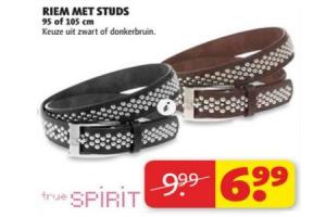 riem met studs