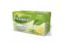 pickwick pure green green tea original lemon